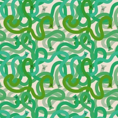 Cartoon toys animals seamless fluffy bears pattern for wrapping paper and fabrics and kids clothes print