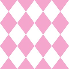 Fototapeta premium Seamless geometric pattern, pink plaid, 3d illustration can be used in decorative design fashion clothes Bedding, curtains, tablecloths, cushions, gift wrapping paper