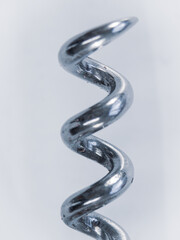 Close up of the cork screw