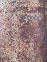Rusty Metal Background Texture with Scratches