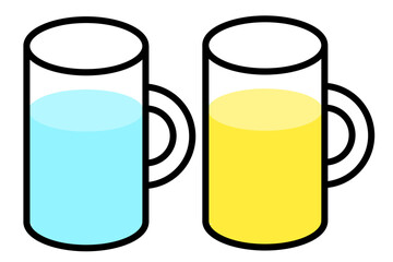 illustration of a glass of water