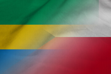 Gabon and Czech Republic political flag transborder negotiation CZE GAB