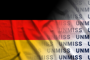 Germany flag UNMISS banner union