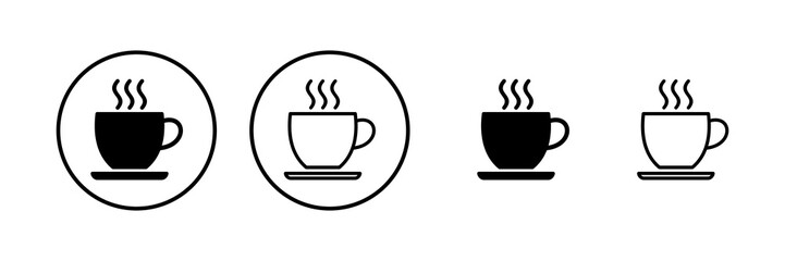 coffee cup icon vector illustration. cup a coffee sign and symbol