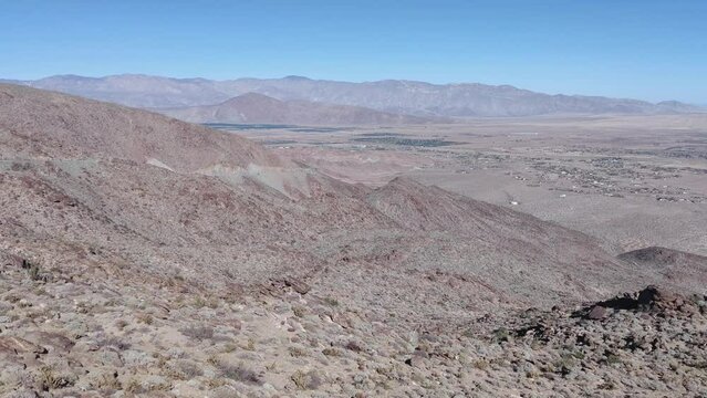 Desert View of California near Anza Borrego State Park