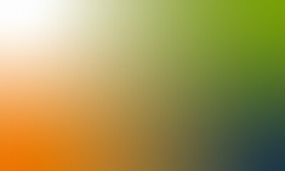 Orange and Green Gradient Background Illustration