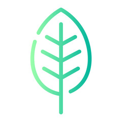 leaf gradient icon