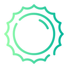 sun gradient icon