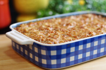 Purê de Batata a Bolonhesa