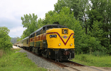 Fototapeta na wymiar Cuyahoga Train, Ohio