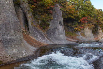 Fukiware Falls, a waterfalls in Gunma Prefecture, Japan. 