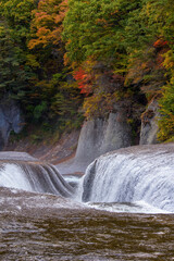 Fukiware Falls, a waterfalls in Gunma Prefecture, Japan. 