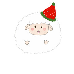 Sheep in Christmas