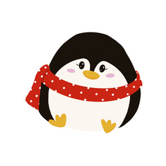 Penguin in Christmas