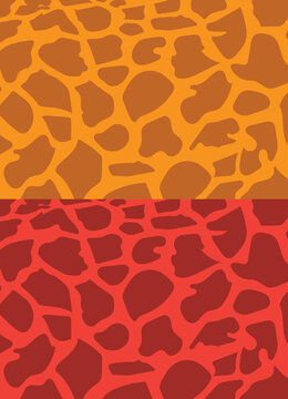 Zarafa skin pattern design template