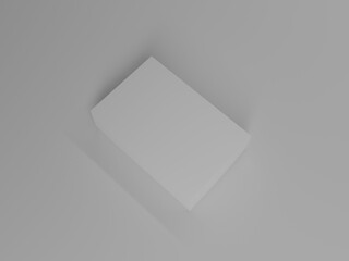 3D rendered medicine box