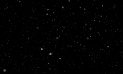Falling snow isolated on black background	
