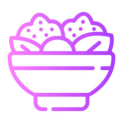 food gradient icon