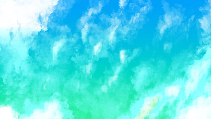 Abstract strange  blue cloud background