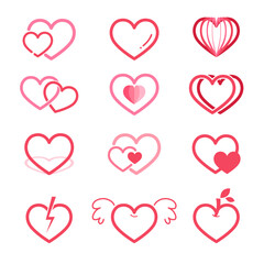 heart and love icon