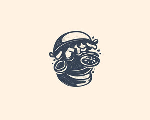 Food Vector, Fast Food Logo, Burger, Hotdog, Pizza, Taco,Fries, food badge, Burger Icon, Junk Food, food logo template, menu