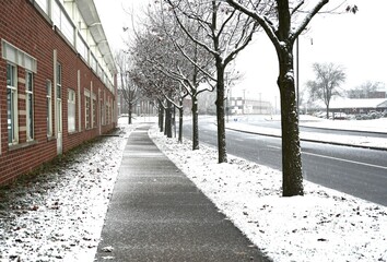 street in winter