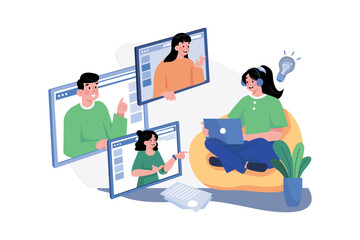 Online Conference Meeting