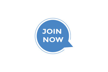Join now button. web banner template Vector Illustration
