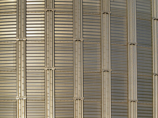 Steel corrugated industrial pattern background