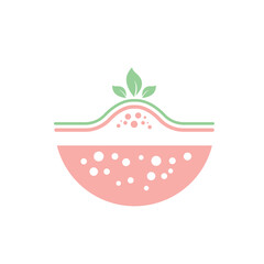 acne care icon vector concept design template