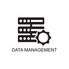 data management icon , technology icon