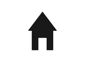 Home icon vector for web, computer and mobile app.