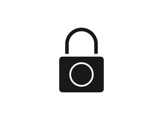 Lock simple icon vector illustration. eps 10.