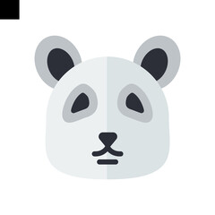 panda icon vector