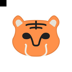 tiger icon vector