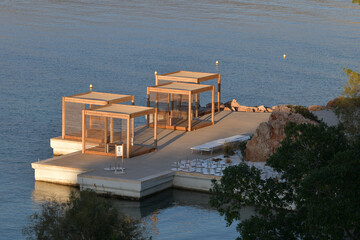 pier on the lake