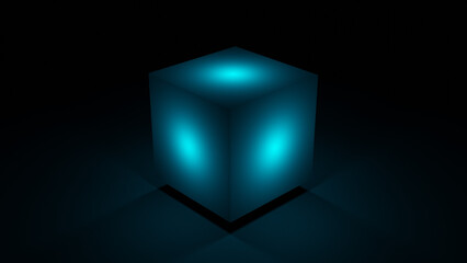 background with cubes