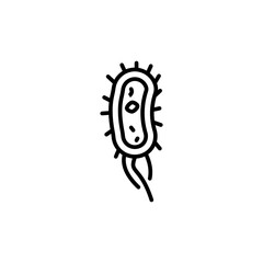 bacteria icon vector design templates