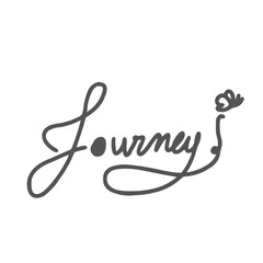 Travel Set outline Journey quote