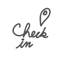 Travel Set outline Lock heart