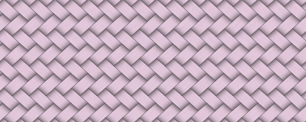 Pink wicker background. Geometric seamless pattern.. Vector illustration	

