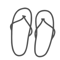 Travel Set outline sandals