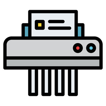 recommend clip art: paper shredder electronics shredder office icon