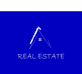 Building logo design concept template. Vector line building 