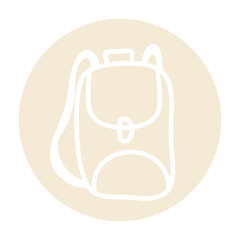 Travel Set flat backpack