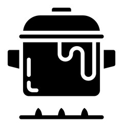 cooking pot cook hobby icon