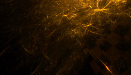 golden glitter powder dust bursting background