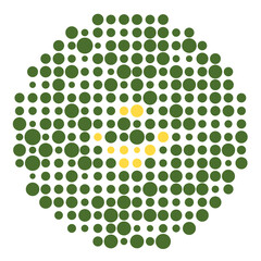 Mauritania Silhouette Pixelated pattern map illustration