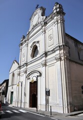 Fototapeta na wymiar Mercato San Severino - Chiesa di Sant'Anna in Via delle Puglie