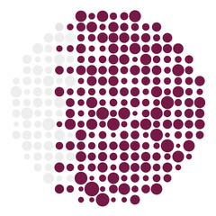 Qatar Silhouette Pixelated pattern map illustration